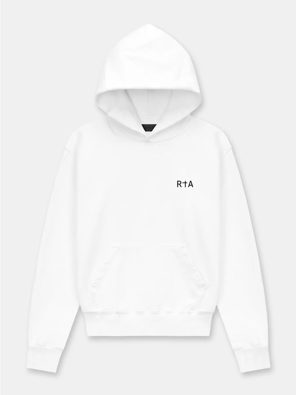RTA Dion Hoodie White Black Cross Men’s Small